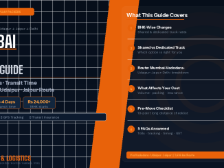 Packers and Movers Mumbai to Delhi – Actual Charges, Transit Time and Route Guide – Vijay Packers & Logistics